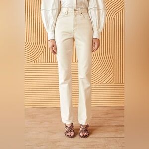 Ulla Johnson Agnes Jean Straight-Leg High-Rise